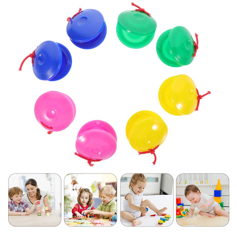 24pcs Castanets Funny Musical Instrument Small Castanets Hand Clapper Castanets - Image 3