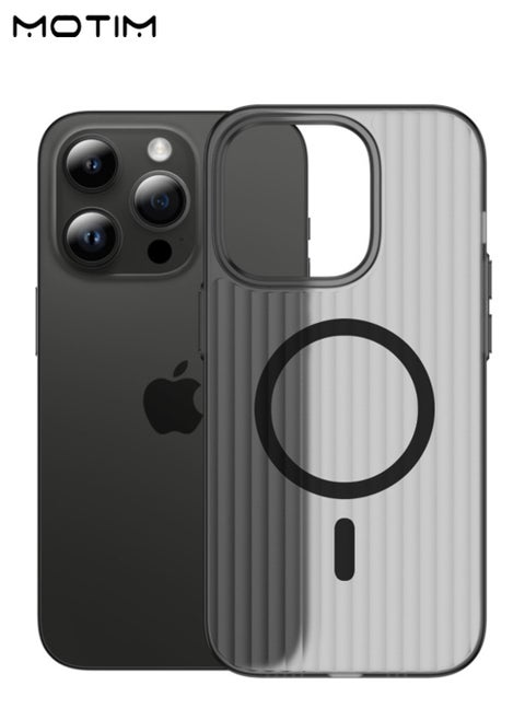 iPhone 16 Pro/16 Pro Max Matte Case, Compatible with MagSafe, Shockproof MLT Grade Drop Protection, Camera Lens Protection Cover, Anti-Fingerprint, Frosted Translucent Back Phone Cover