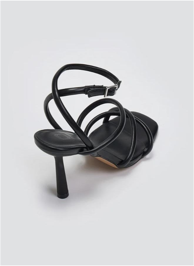ONLY Onlamina-1 Pu Ankle Strap Heeled Sandals  - Image 3