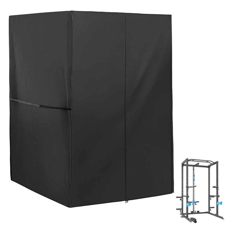 Starcrew Squat Rack Cover Waterproof Power Cage Cover Protective Power Rack Cover for Home Gym Squat Cage CoverGym Rack CoverWeight Lifting Rack Cover558 x 40 x 80 - Image 2