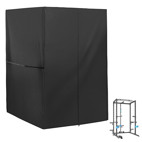 Starcrew Squat Rack Cover Waterproof Power Cage Cover Protective Power Rack Cover for Home Gym Squat Cage CoverGym Rack CoverWeight Lifting Rack Cover558 x 40 x 80 - Image 1