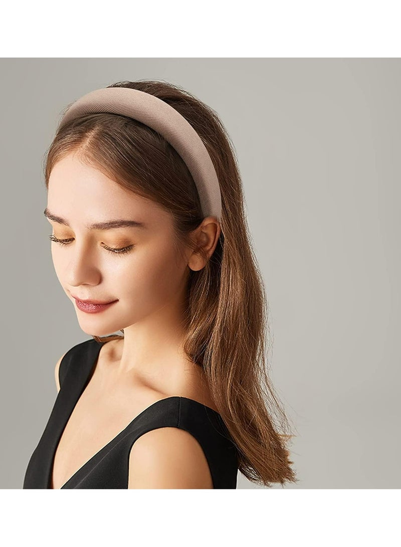 أوزيغالور ٥ قطع عصابات رأس مبطنة ناعمة للنساء والفتيات، إكسسوارات شعر عصرية - Image 4