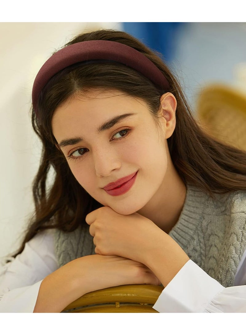 أوزيغالور ٥ قطع عصابات رأس مبطنة ناعمة للنساء والفتيات، إكسسوارات شعر عصرية - Image 5