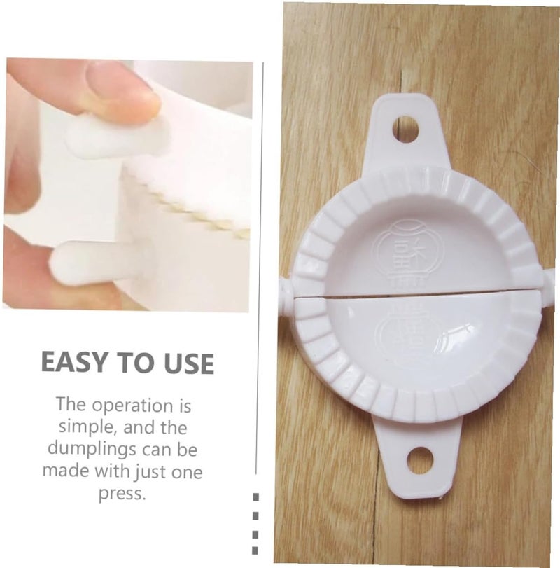 20pcs Dumpling Molds Set 7cm Diameter Fu Character Manual Dumplings Maker Tool Household Kitchen Baking Gadget for Wrappers and Dough Pressing - Image 3