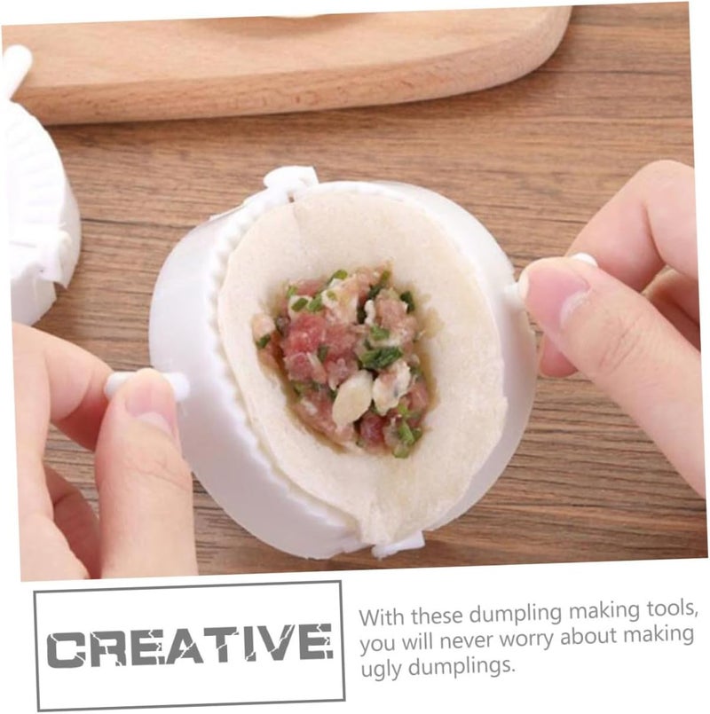 20pcs Dumpling Molds Set 7cm Diameter Fu Character Manual Dumplings Maker Tool Household Kitchen Baking Gadget for Wrappers and Dough Pressing - Image 4