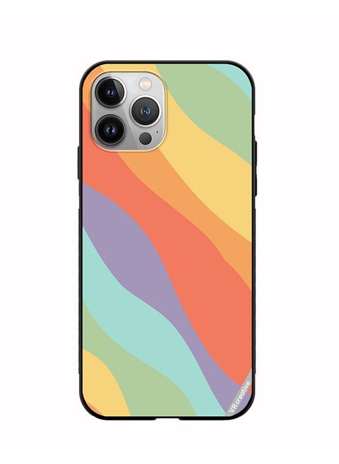 Protective Case Cover For Apple iPhone 11 Pro Layer Design Multicolour