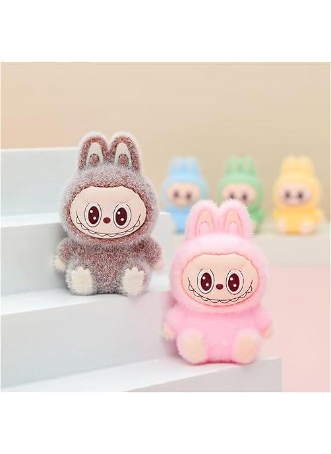 Arabest Labubu Mini Plush Desktop Ornaments, Cartoon Rabbit Small Cute Decoration for Home Office Desk DIY Accessories (5)  - Image 5