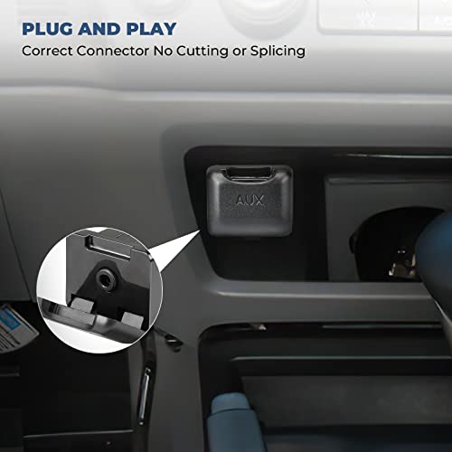 ISSYAUTO Aux Port Replacement Compatible with 2006-2011 Civic, Auxiliary Input Adapter Audio Input Jack, Auxiliary Port Jack Adapter Replacement Fit for 2009-2011 CRV - Image 2