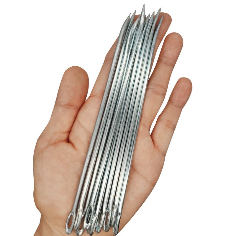 ZLYY 10pcs 6.3inch Packing Stitching Needle, Sewing Tool for Stitching Sack Gunny Bag Burlap Bag Hand Sewing - Image 3