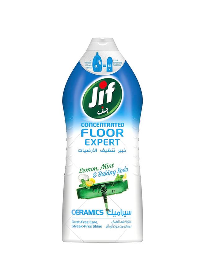 Jif Concentrated Lemon Mint and Baking Soda Ceramic Floor Expert 1500ml 69606745 - Image 1