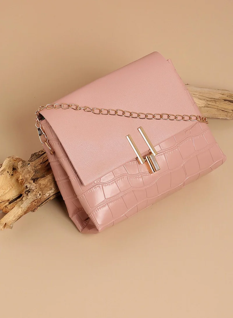 Haute Sauce Mirabelle Pink Cross Body Bag