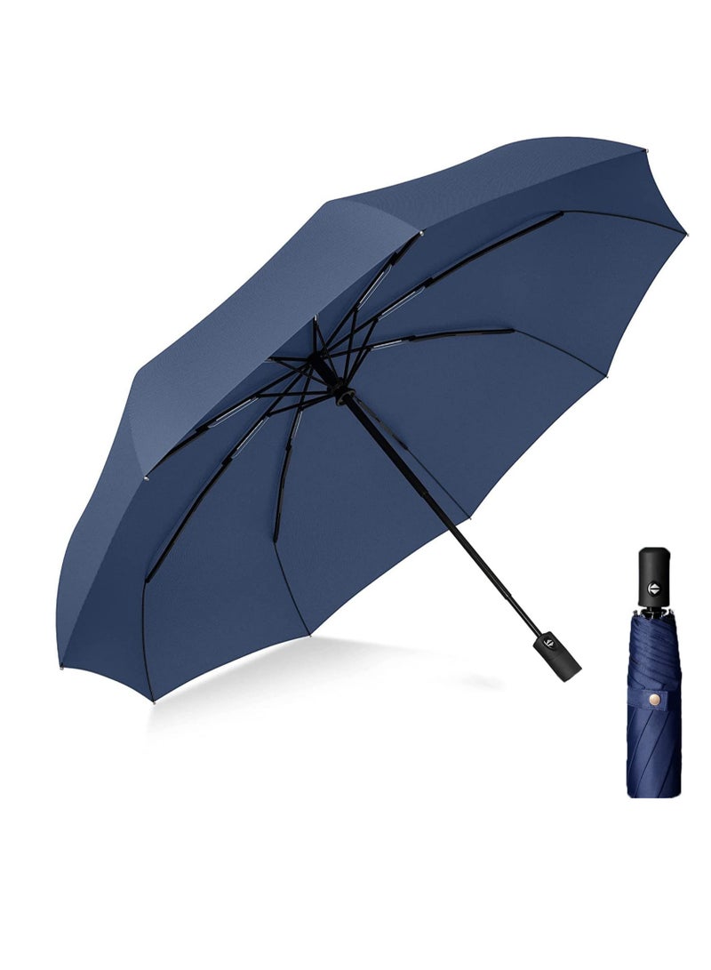 UV Umbrella Protection Sun Compact Windproof Reverse Umbrella’s for Rain-Automatic Folding Inverted Travel Portable - Image 1