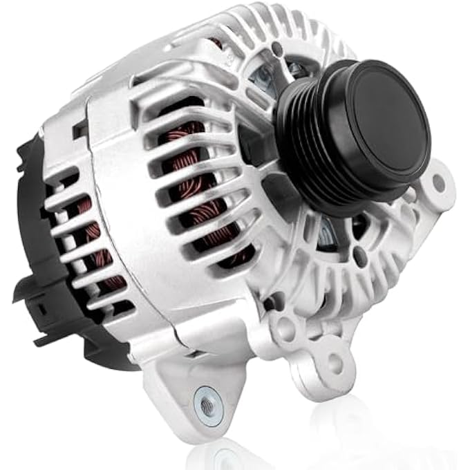 Farrme 11254 Car Alternators 140A Fit for Volkswagen Jetta 2005-2014, Golf 2010-2014, Rabbit 2006-2009 L5 2.5L Automotive Replacement Alternators 07K903023A, 0124525102, ABO0402 - Image 1
