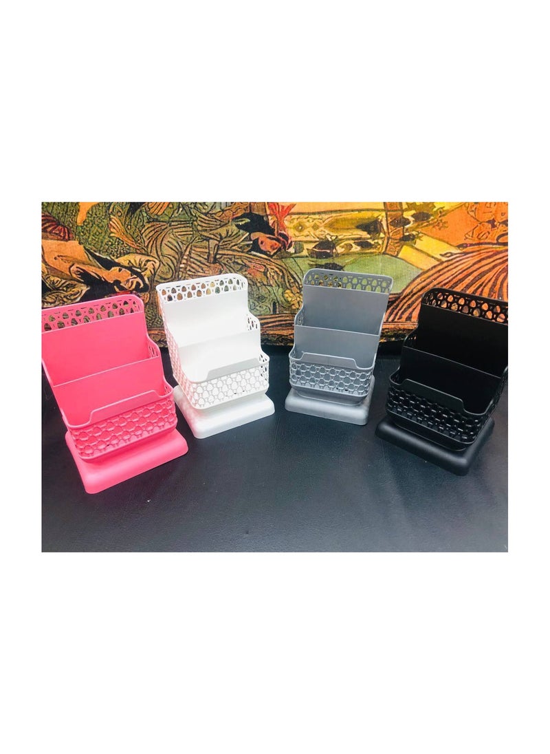 Rattan remote organizer that you can use to organize makeup and pens z