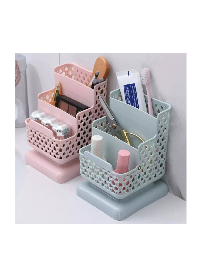 Rattan remote organizer that you can use to organize makeup and pens z