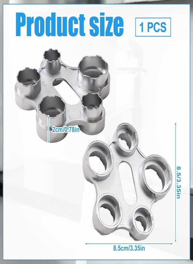 XIHIRCD Faucet Aerator Removal Wrench, Metal Aerator Wrench Tool Faucet Bubbler Wrench Faucet Aerator Removal Wrench Kit Faucet Aerator Removal Tool Installing Faucet Tool for Faucet - Image 2