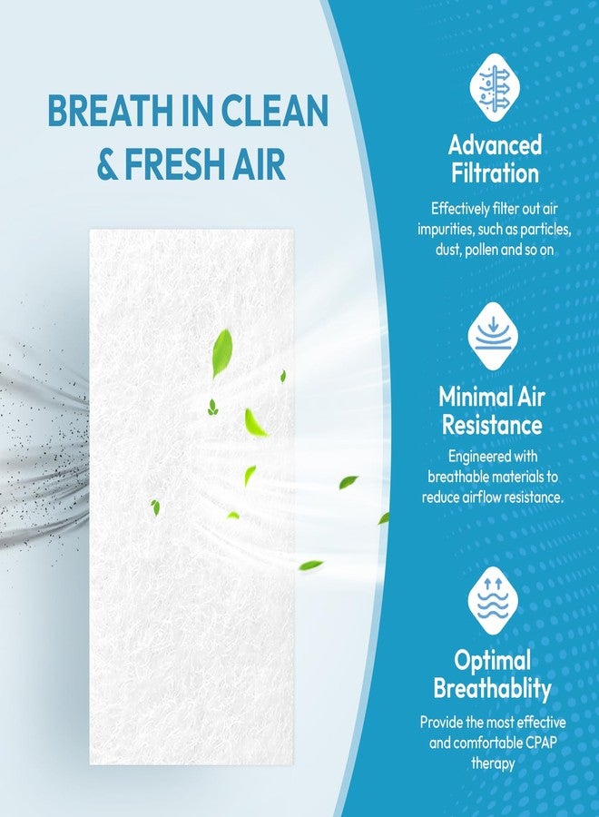 RespWave 60-Pack Premium CPAP Filters Compatible with Airsense 11 & Aircurve 11 Machines, Ultra Fine Replacement with Extra Thick, High Filtration & Smooth Airflow, Travel Friendly - Image 4