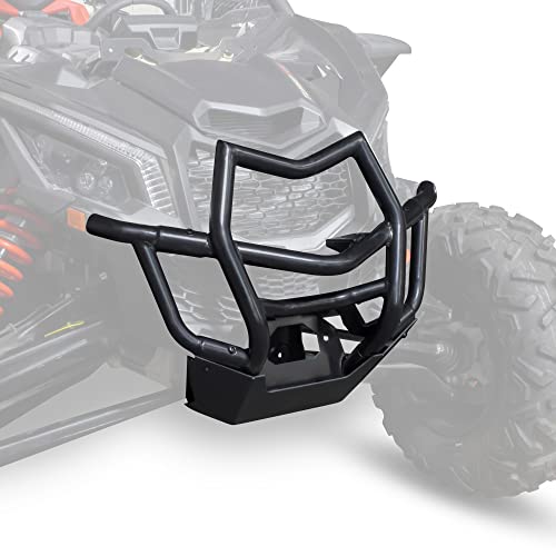 SAUTVS Front Pre-Runner Bumper for Maverick X3, Combined Black Front Brush Guard Protector Heavy Duty Front Bumper for Can-Am Maverick X3 Max Turbo R RR 2017-2024 Accessories (Replace #715002878) - Image 4