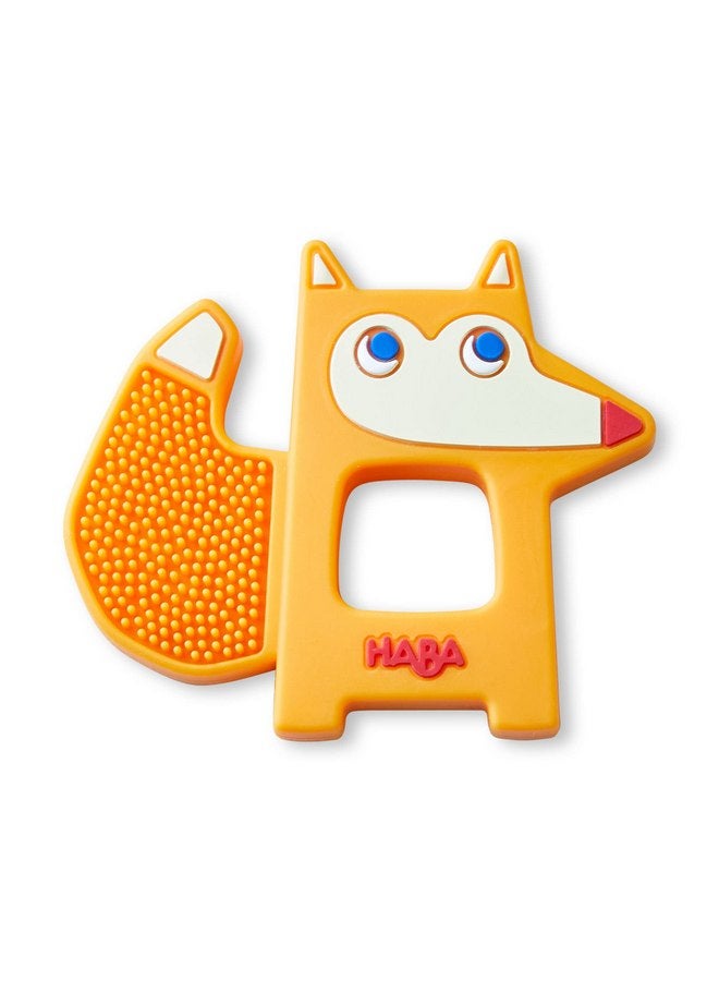 هابا لعبة التسنين والإمساك المصنوعة من السيليكون من HABA Foxy للأطفال - Image 1