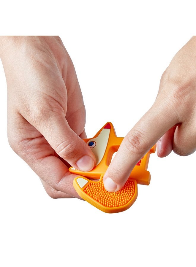 هابا لعبة التسنين والإمساك المصنوعة من السيليكون من HABA Foxy للأطفال - Image 3