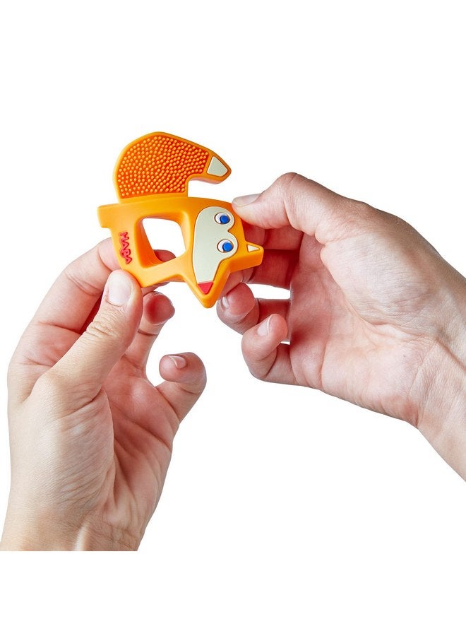 هابا لعبة التسنين والإمساك المصنوعة من السيليكون من HABA Foxy للأطفال - Image 4