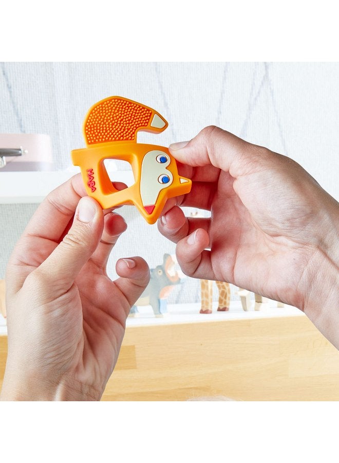 هابا لعبة التسنين والإمساك المصنوعة من السيليكون من HABA Foxy للأطفال - Image 5