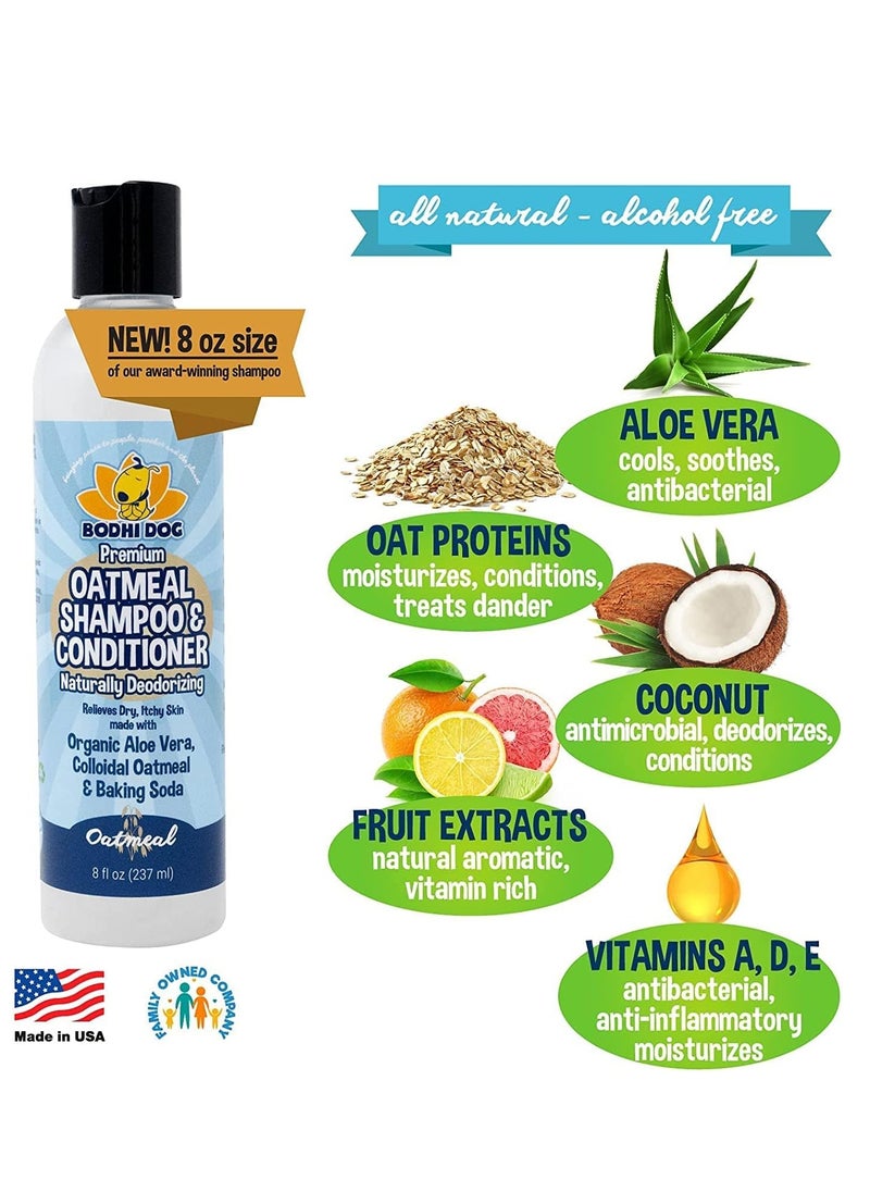 Bodhi Dog - Bodhi Dog baby powder scented cat & dog cologne 4oz + oatmeal dog shampoo & conditioner for pet grooming 8oz | moisturizing dog shampoo for sensitive skin deodorizing cat and dog grooming bundle - Image 1