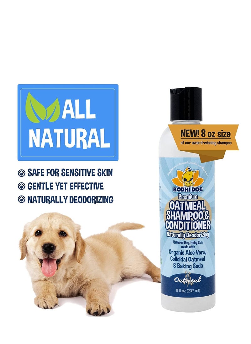 Bodhi Dog - Bodhi Dog baby powder scented cat & dog cologne 4oz + oatmeal dog shampoo & conditioner for pet grooming 8oz | moisturizing dog shampoo for sensitive skin deodorizing cat and dog grooming bundle - Image 1