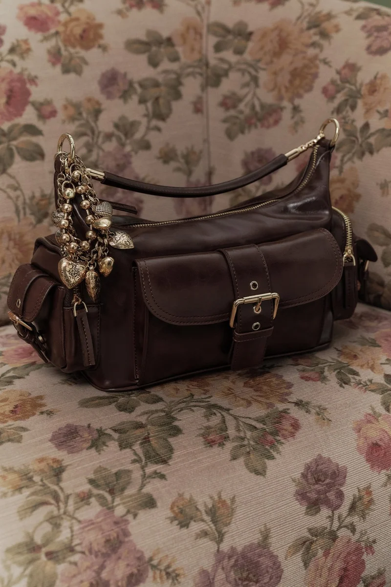 Manuka Mica Buckle Bag Brown