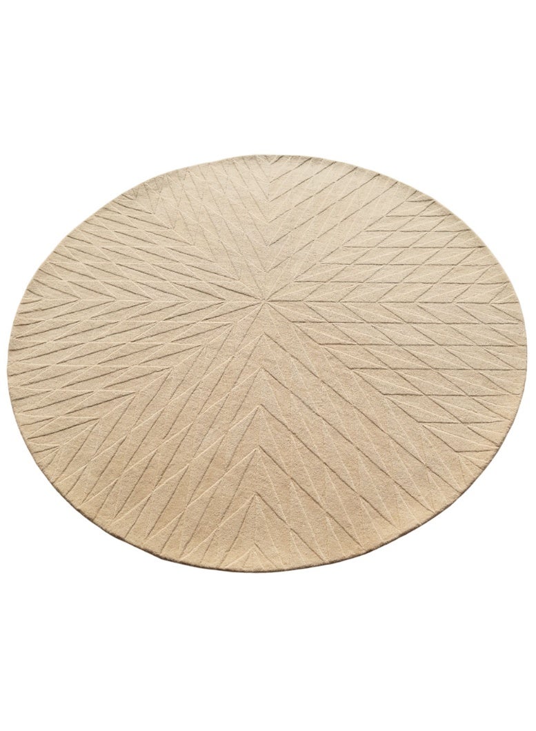 Ramsha سجادة يدوية 200x200 سم سجادة غرفة نوم دائرية HTW-107 - Image 2