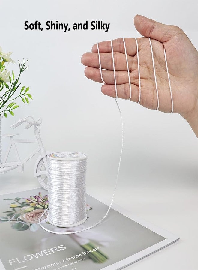 LUSTEMBER Satin Nylon Cord, Silky Smooth Nylon String for Jewelry Making - Image 3