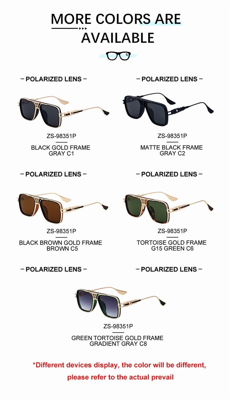 Premium Sunglasses 52-58mm UV400 Polarized ZS-98351P - Image 4