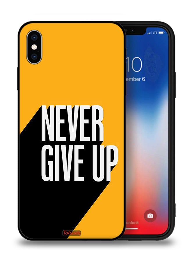 Tolwak Apple iPhone XS Protective Case Never Give Up - Image 1