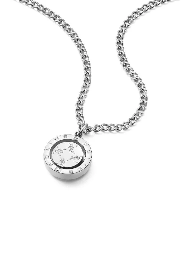 بوليس Reversible Necklace For Women Silver Color