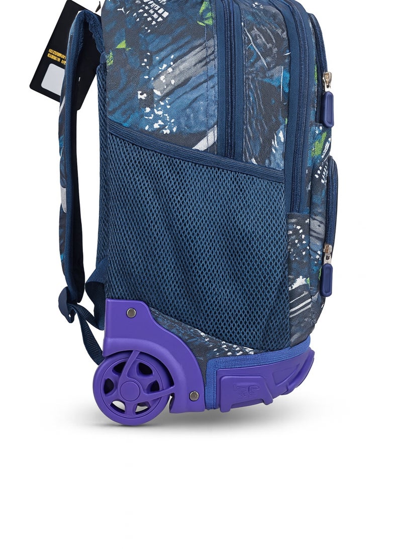 AODASI Trolley School Bag for Students – 18-Inch Multi-Functional Backpack with Wheels – Travel-Friendly Rolling School Bag for Boys & Girls - Image 5