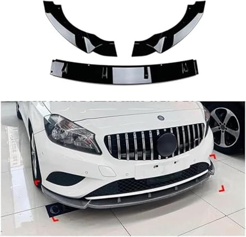Wivplex Front Bumper Lip Spoiler for Benz A-Class W176 - Image 5