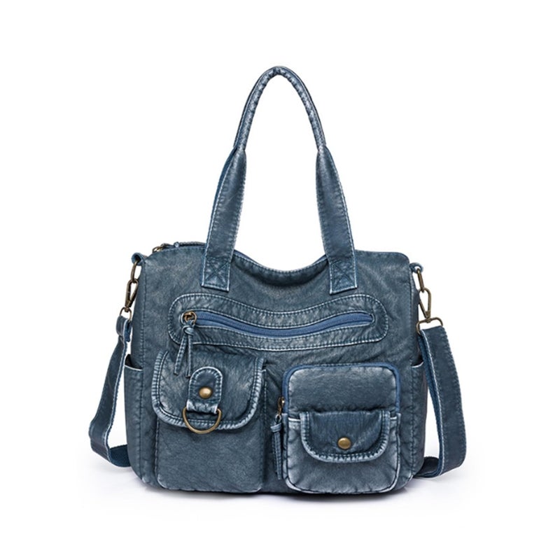 PHEVOS Hobo Handbag and Purses for Women,Multi Pocket Top Handle Satchel Purse Tote Shoulder Bags Faux Leather for Ladies - Image 1