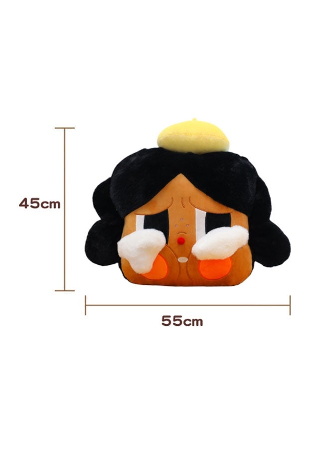 general Cute crying baby girl pillow sofa cushion children's room decoration decoration gift for family and friends - Image 4