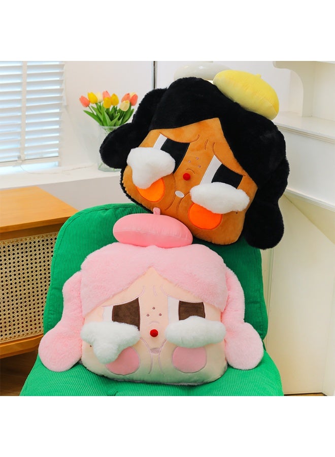 general Cute crying baby girl pillow sofa cushion children's room decoration decoration gift for family and friends - Image 3