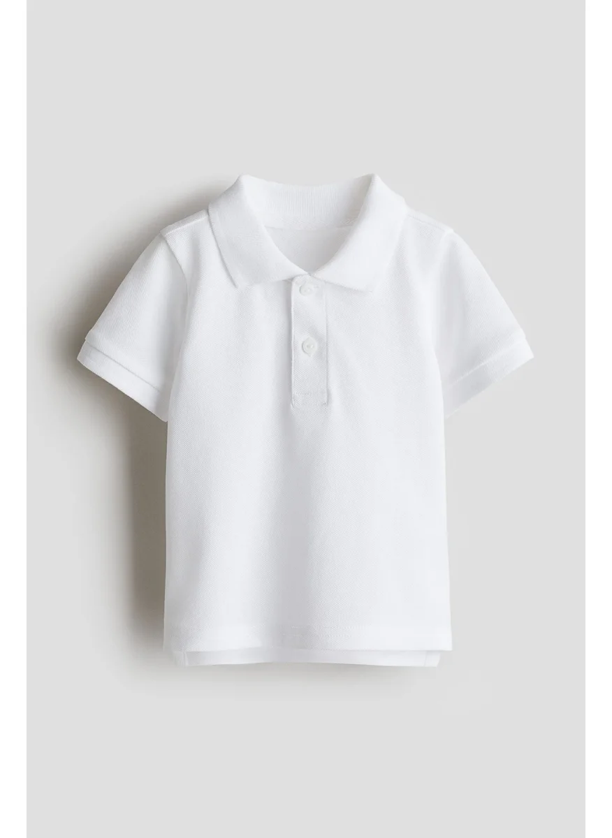 اتش اند ام Cotton Piqué Polo Shirt