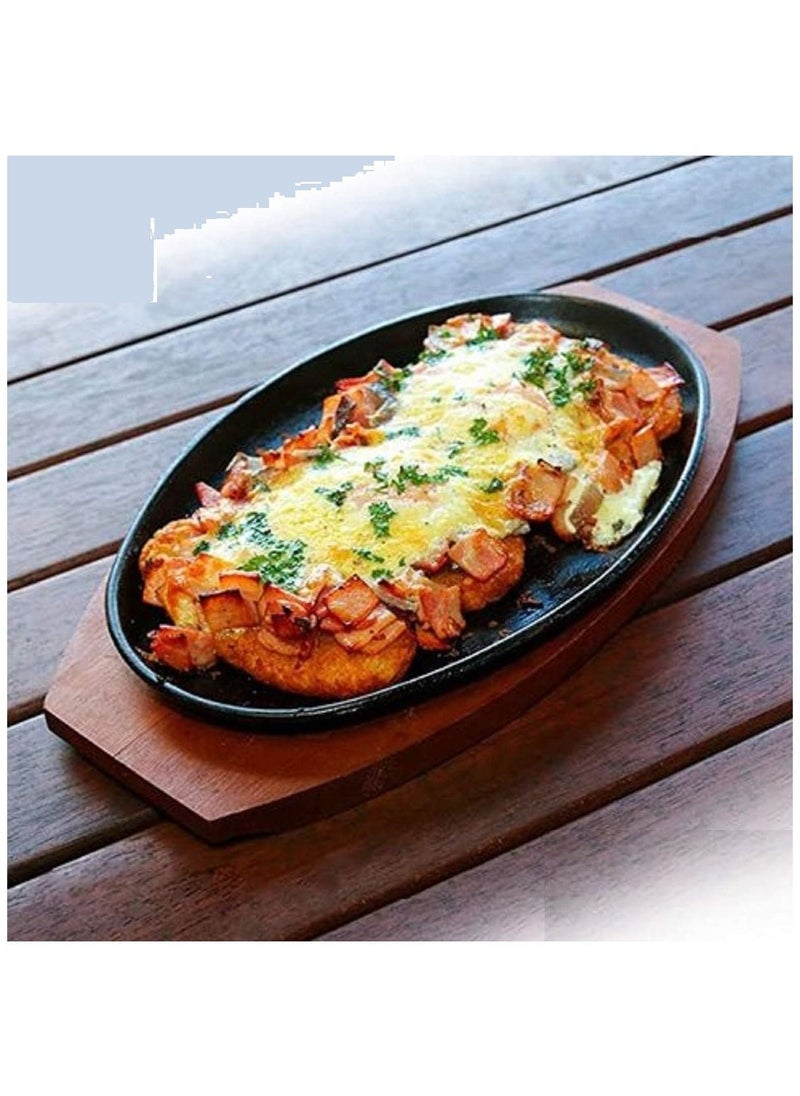 AMM Sizzler Tray With Holder Black  - Image 4
