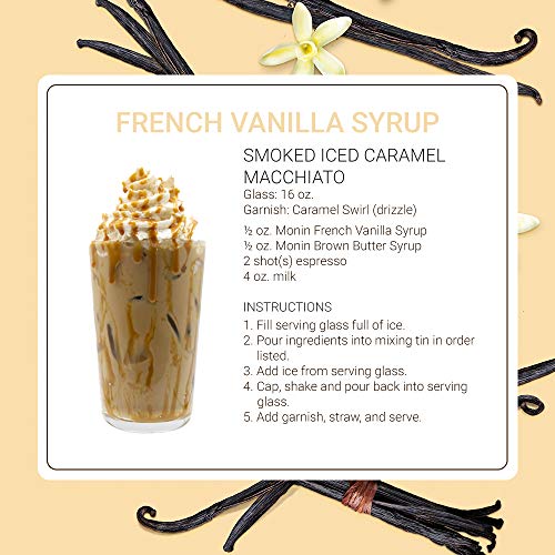 Monin - French Vanilla Syrup, Boxed, Versatile Flavor, Natural Flavors, Great for Coffees, Cocktails, Shakes, and Kids Drinks, Non-GMO, Gluten-Free (1 Liter) - Image 5