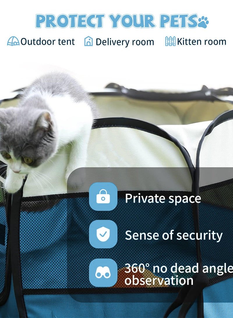 Kidle Folding Pet Tent Dog Cage Cat Playpen Dogs Kennel Cat Tent Puppy Sleep Fence 73*73*43cm - Image 4