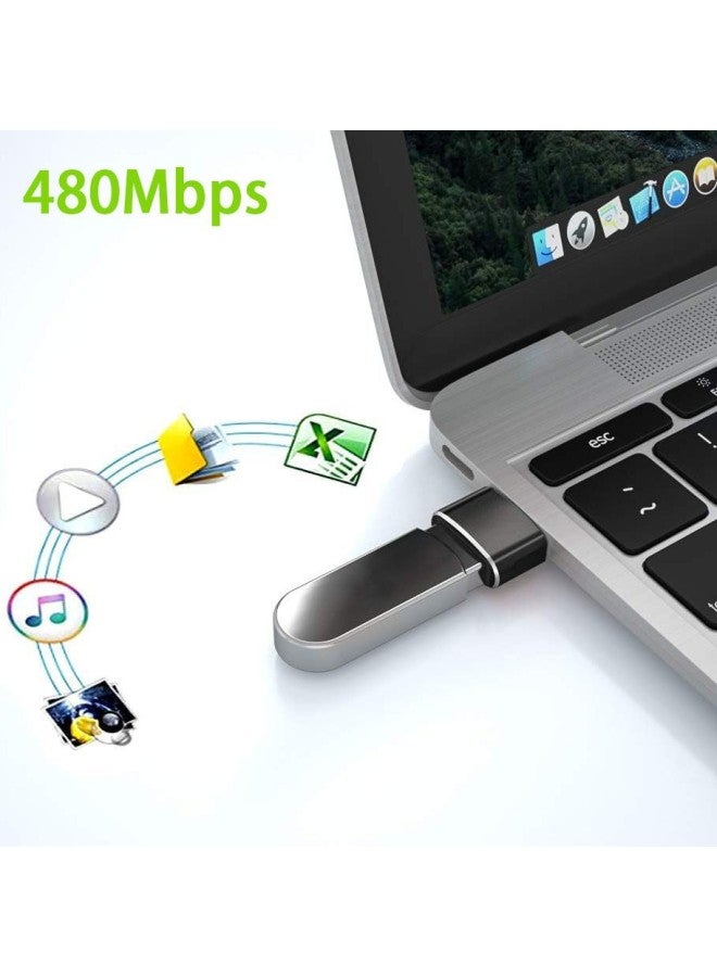 OTG Adapter Mobile Phone Adapter Data Cable Charging Cable Adapter USB To Type-c Female Port Converter-Interface Form:Usb2.0/480mbps Short Black - Image 4