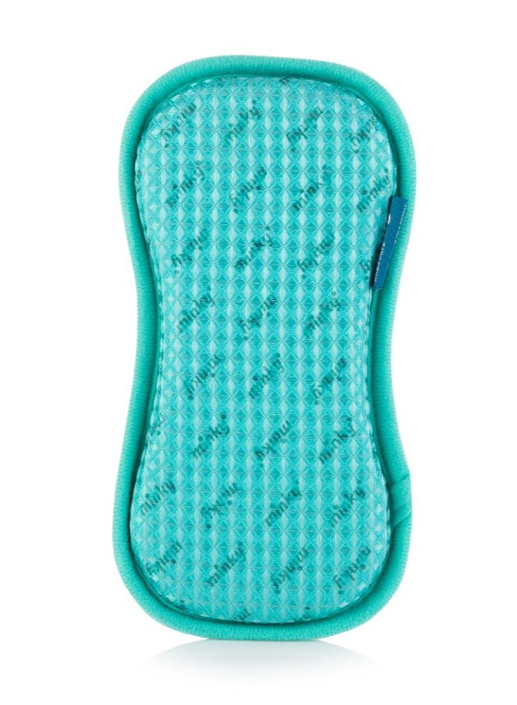 minky وسادة تنظيف مضادة للبكتيريا ثلاثية الفعالية من M قماش باللون الأزرق الفاتح - Image 4