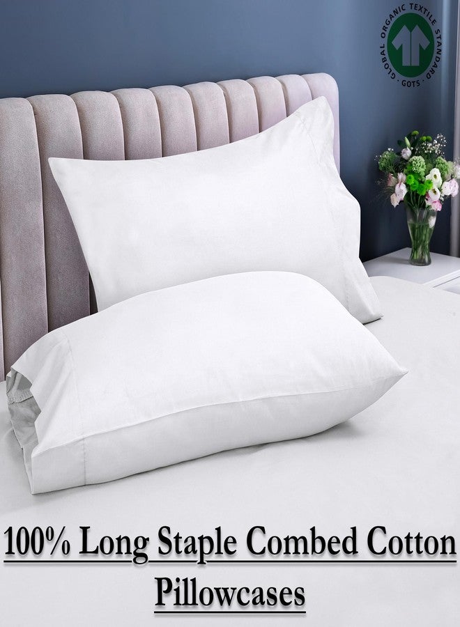 Royale Linens White Cotton Pillow Cases Standard Size Set of 12 - Bed Pillow Covers - 100% Cotton Pillowcases - Soft & Cooling- Envelope Closure - Hotel Quality Bulk Pillowcases 20" x 26" - Image 5
