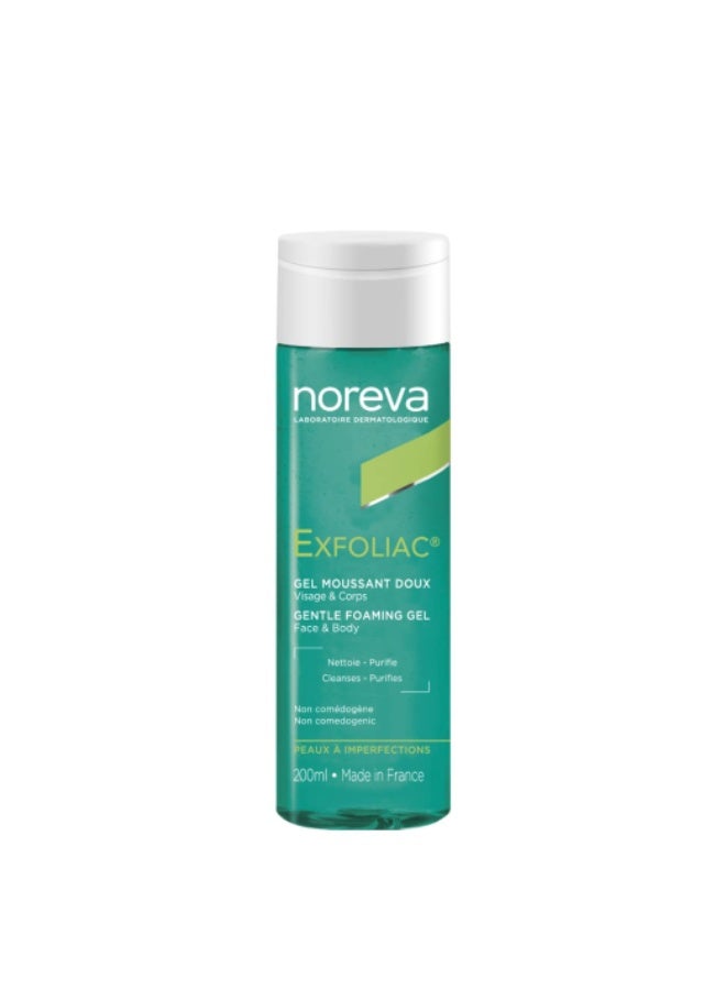 Noreva Exfoliac Gentle Foaming Gel 200ml - Image 1