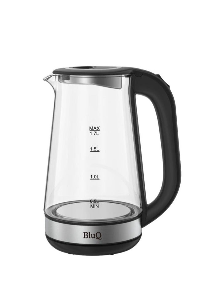 Bluq Glass Electric Kettle 1.5l 2200w