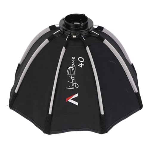 Aputure Light Dome 40 15.75-Inch Circular 8-Corner Design Mini Softbox with ProLock Mount, Reflective Silver Lining, and Quick-Release Latch for Storm 80c - Image 2