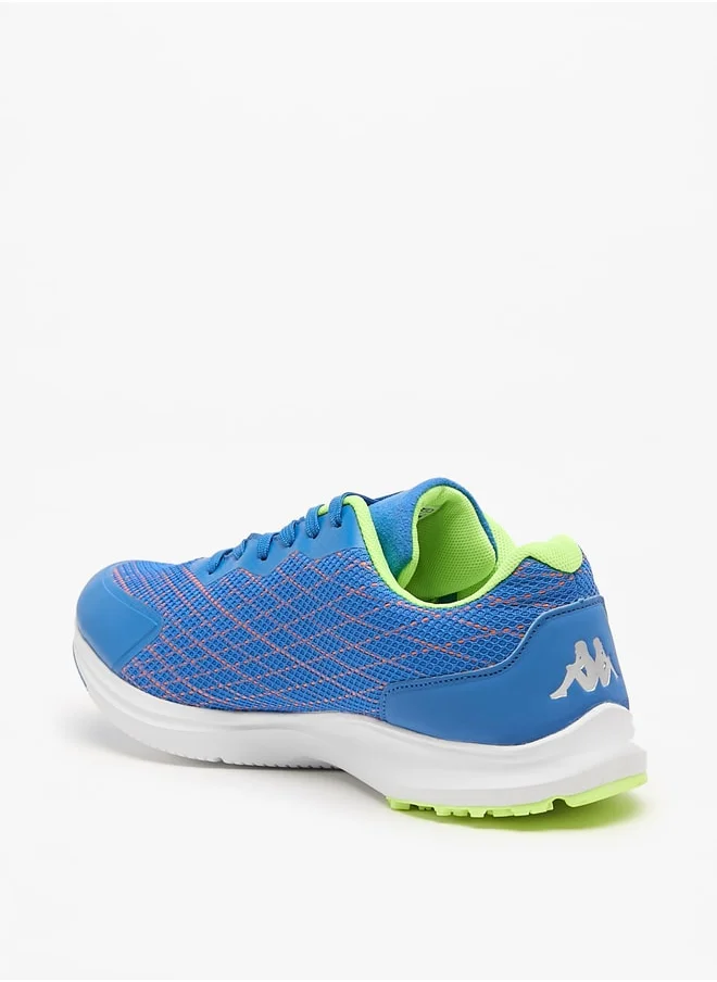 Kappa Men's Textured Sports Shoes with Lace-Up Closure